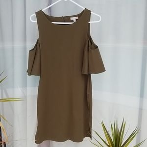 Cold shoulder dress